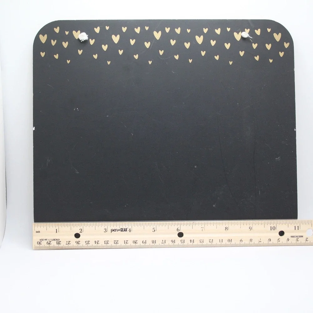 Heart Chalkboard Message Board Small Hanging Decor Cute‎ Home Office Memo